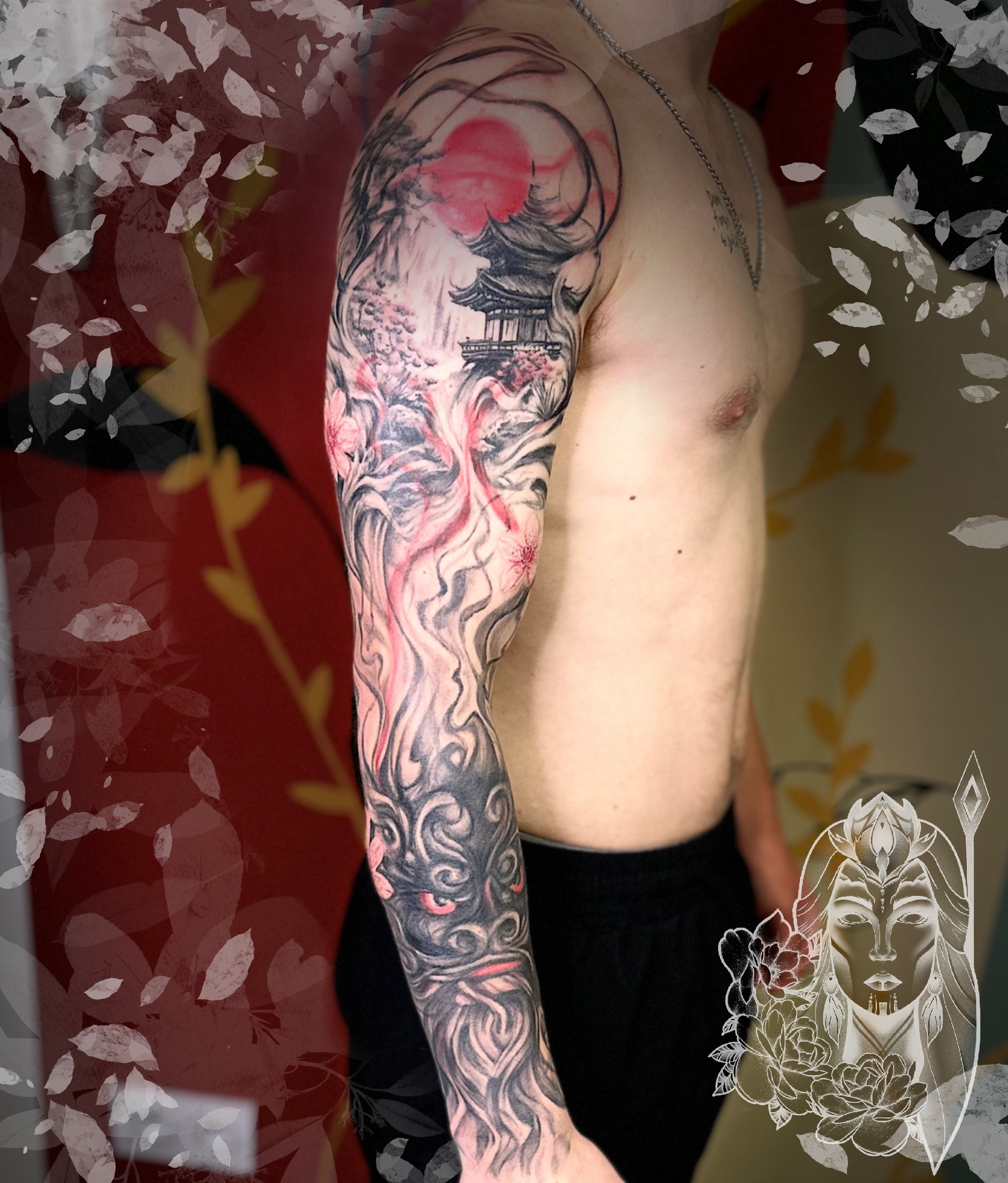 tatouage japonais sur le bras– Inkaat